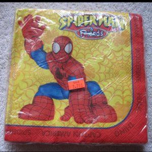 16 Marvel Spiderman & Friends Hallmark Party Express Luncheon Napkins 2 Ply USA